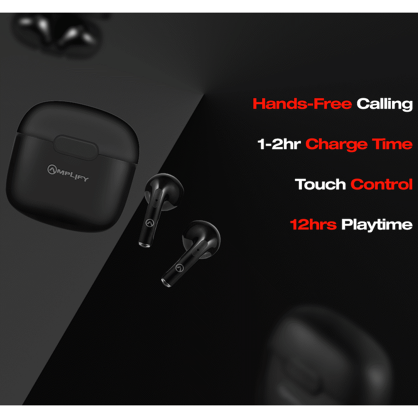 Amplify Note 3.0 Series TWS Earphones - Black - Image 6