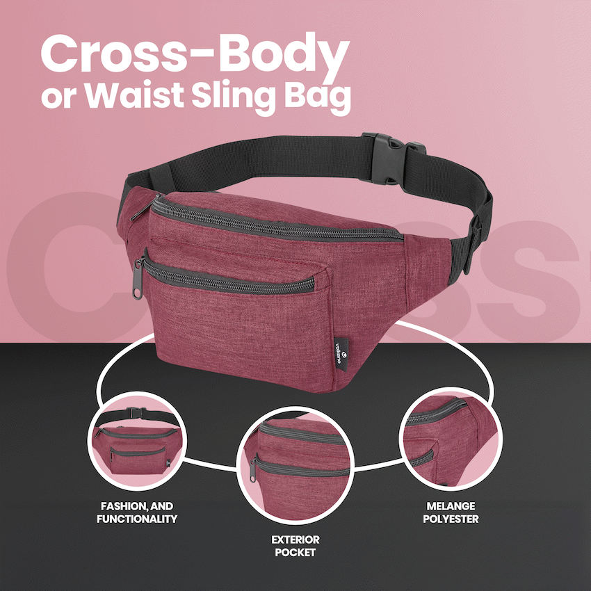 Volkano Rover Moon Bag - Red - Image 6