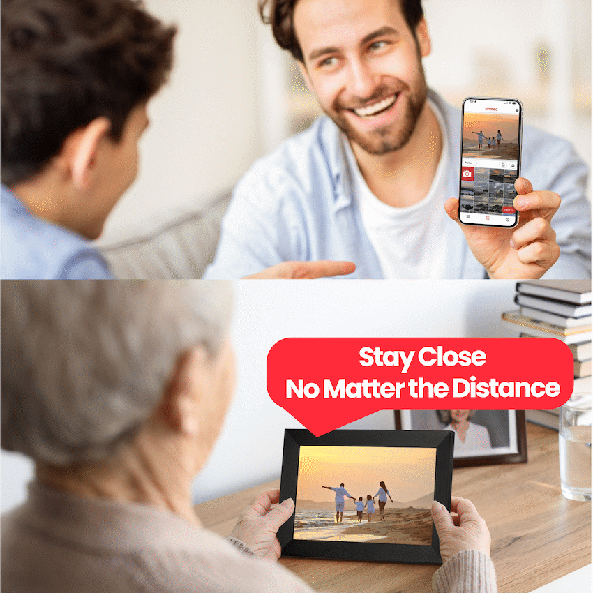 Volkano Scene Series 10.1" Smart Photo Frame with Built-In Frameo Software - Image 6