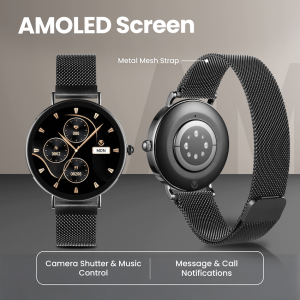 Volkano Valencia Series Ladies Smart Watch - Black