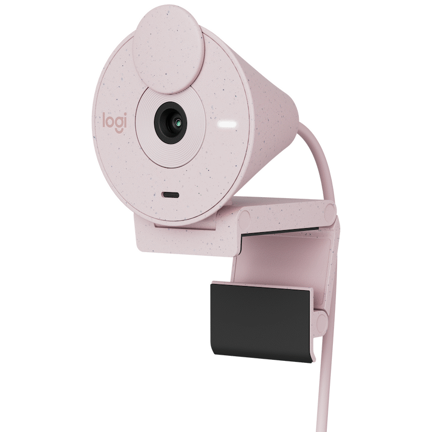 Logitech(R) Brio 300 Full HD Webcam - Rose - Image 7