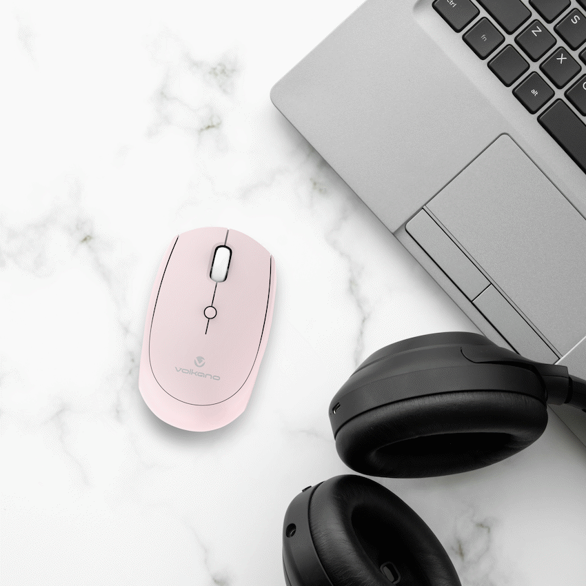 Volkano Talc Wireless Mouse - Pink - Image 17