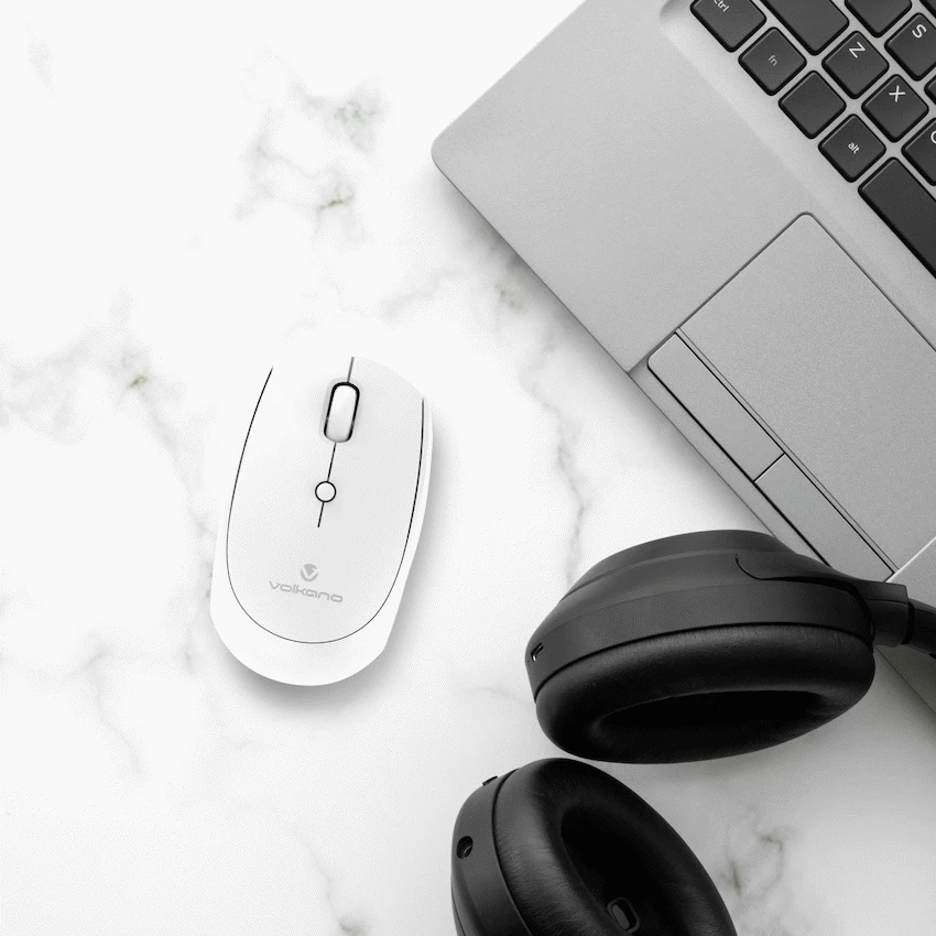 Volkano Talc Wireless Mouse - White - Image 13