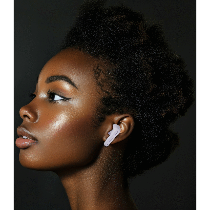 Volkano Jupiter Series TWS Earphones - Pastel Purple - Image 8