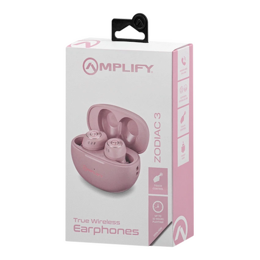Amplify Zodiac 3 True Wireless Earphones - Pink - Image 9