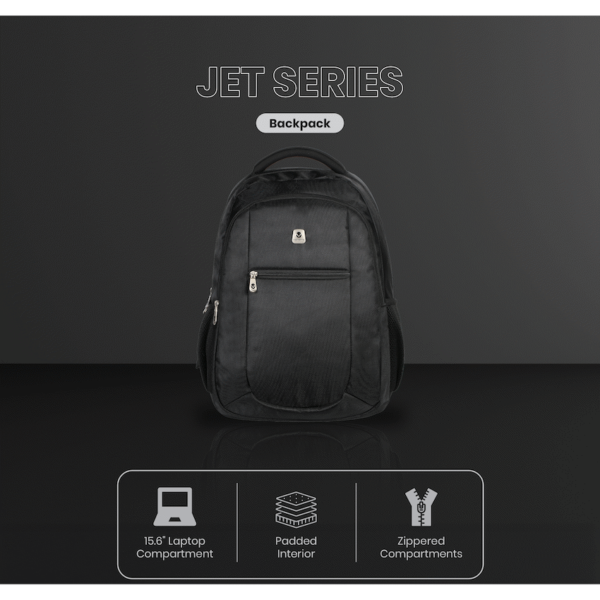 Volkano Jet Backpack 15.6" - Black - Image 9