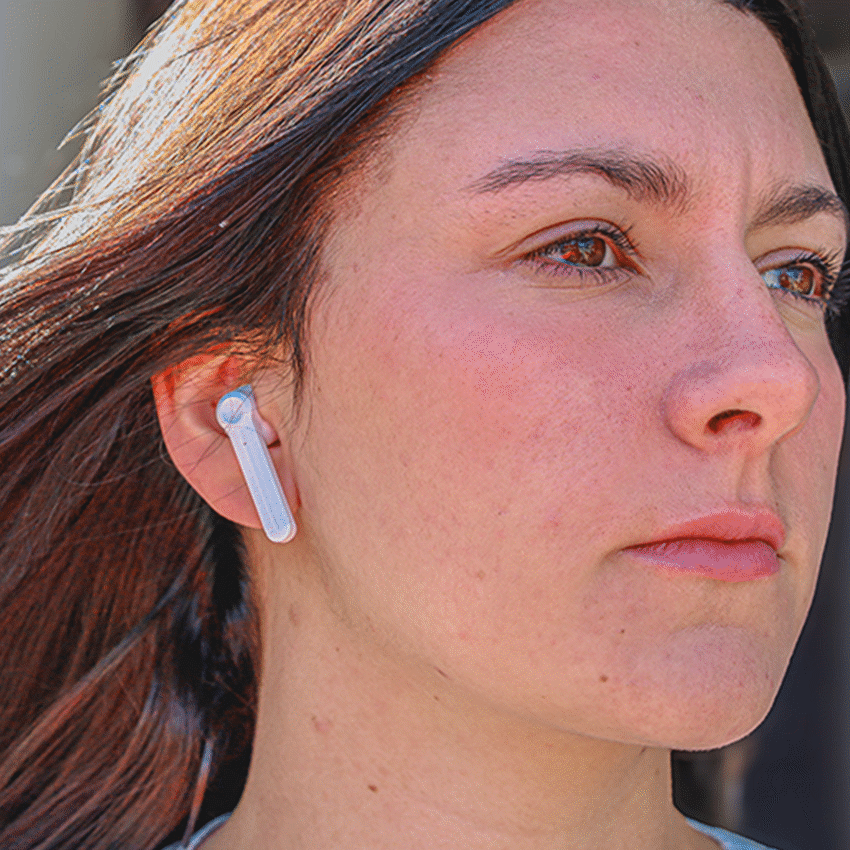 Volkano Buds X 2.0 Series True Wireless Earphones - White - Image 4