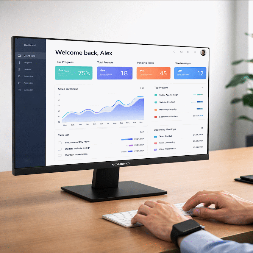 Volkano 24-inch Full HD IPS Monitor with HDMI/VGA, 100 Hz - Image 7