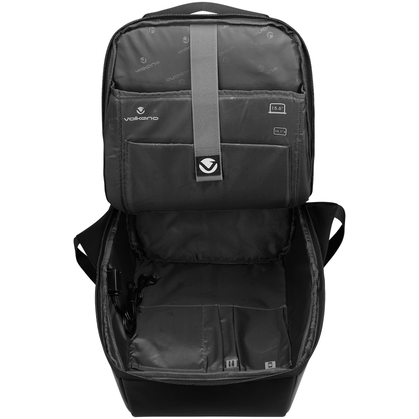 Volkano Aaron 15.6" Smart Laptop Backpack - Black - Image 5