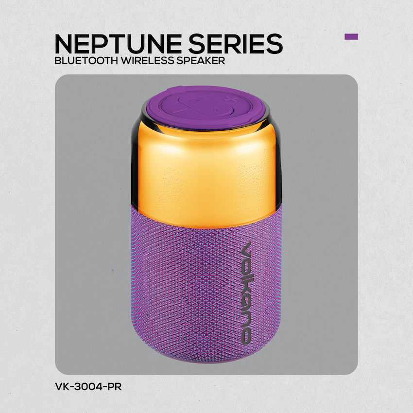 Volkano Neptune Bluetooth Wireless Speaker - Purple - Image 8