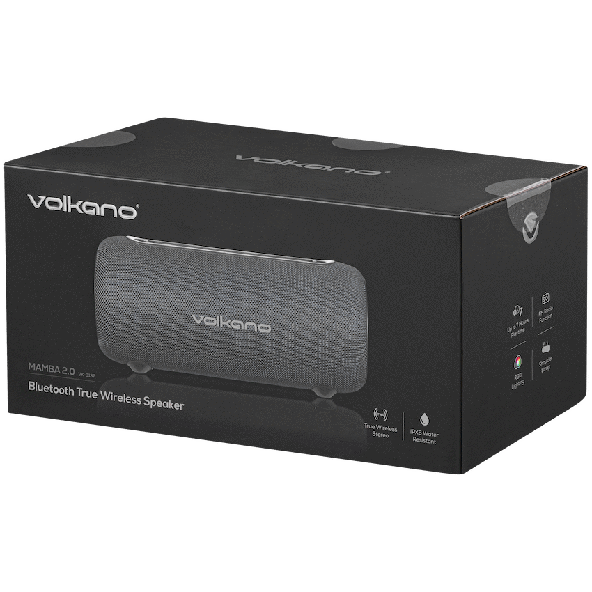 Volkano Mamba 2.0 Series Bluetooth Speaker - Black - Image 16