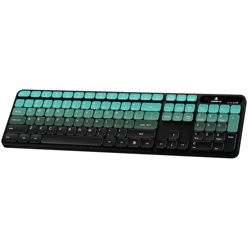 Volkano Prism Series Bluetooth Wireless Keyboard and Mouse - Teal - Image 16