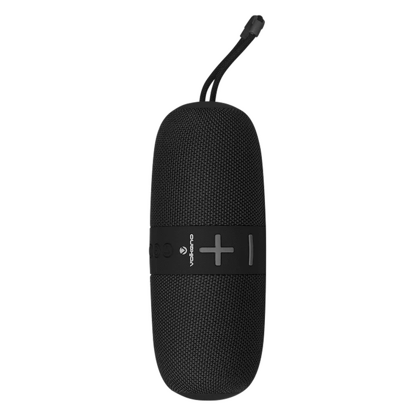 Volkano Flow Series Portable Bluetooth Speaker - Black with Grey Buttons - Image 11
