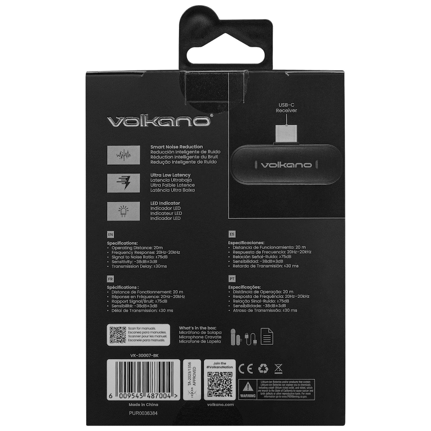 Volkano Maestro Series Lavalier Microphone - Image 10