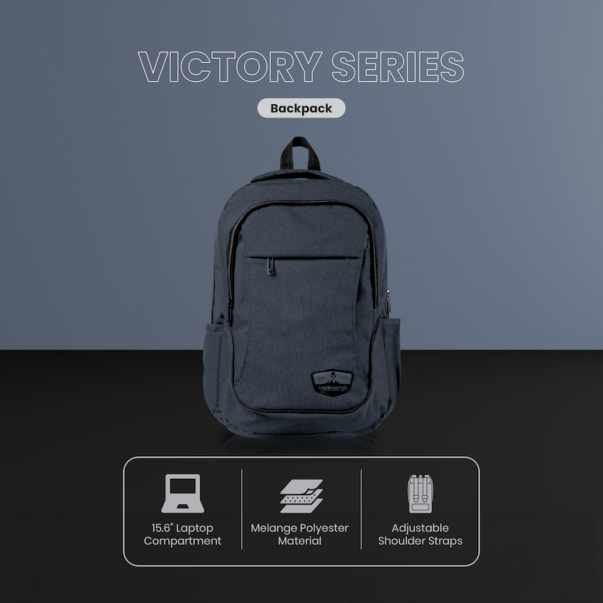 Volkano Victory Backpack - Navy - Image 11