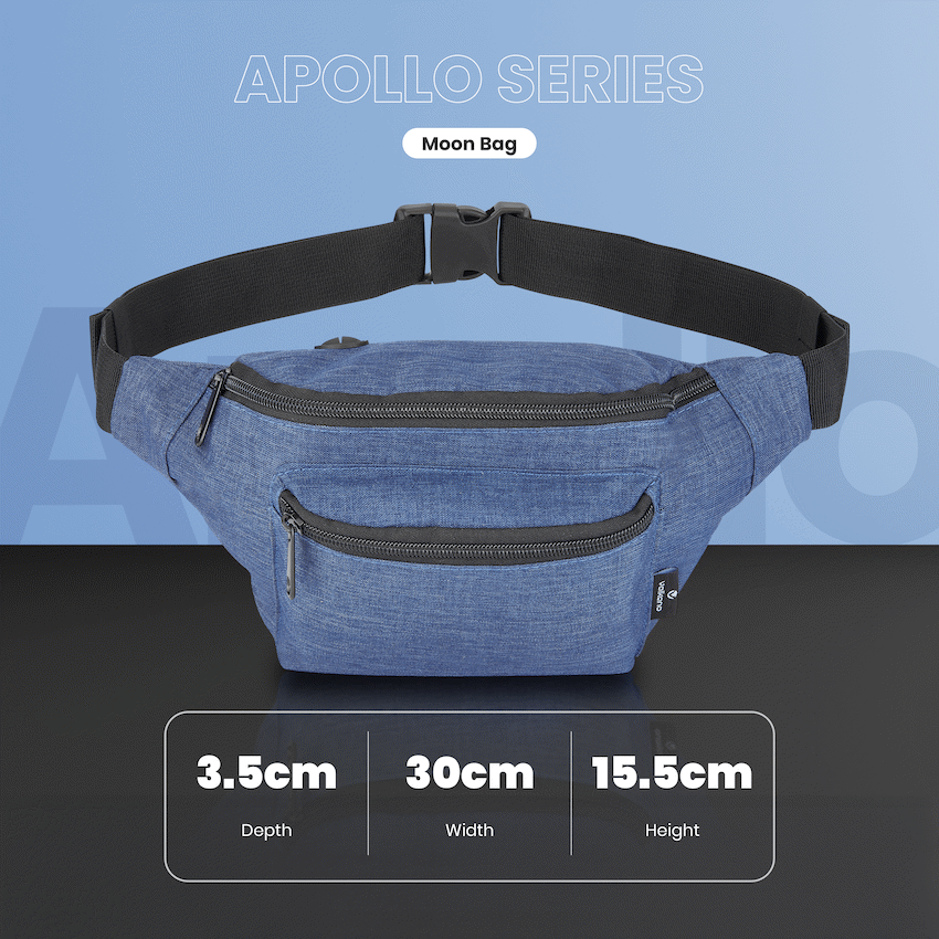 Volkano Apollo Moon Bag Navy - Image 4