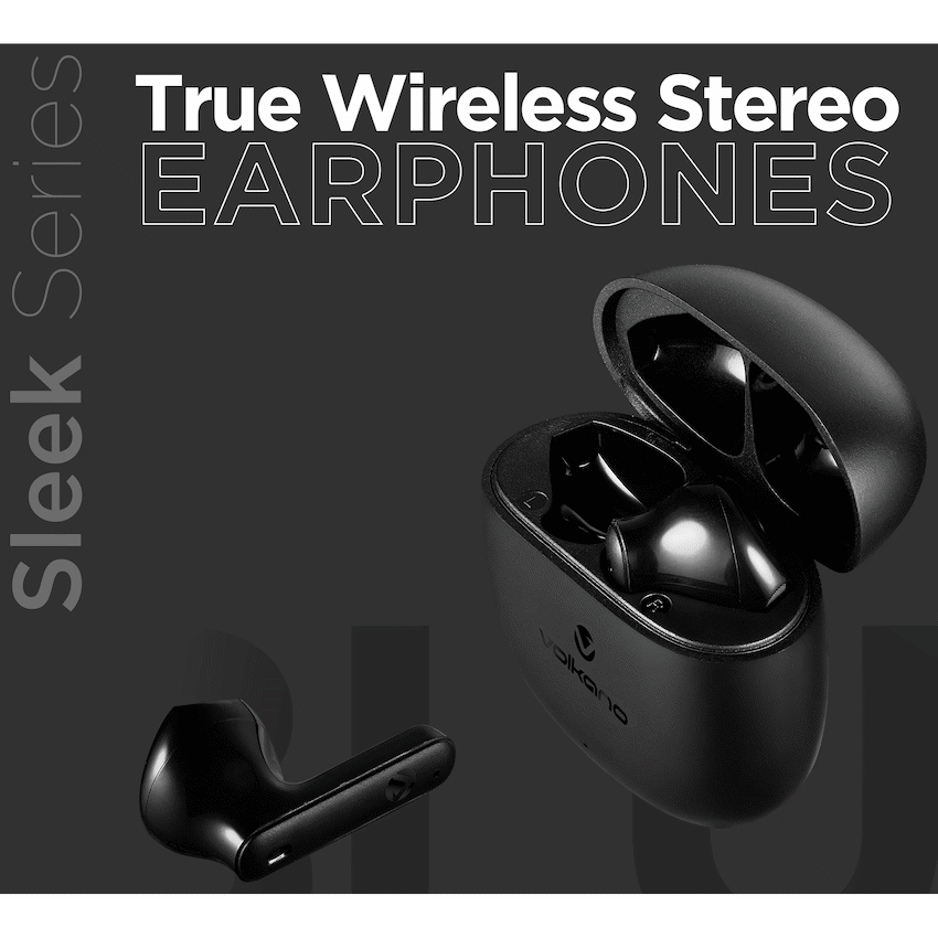Volkano Sleek Series TWS Earphones - Black - Image 8
