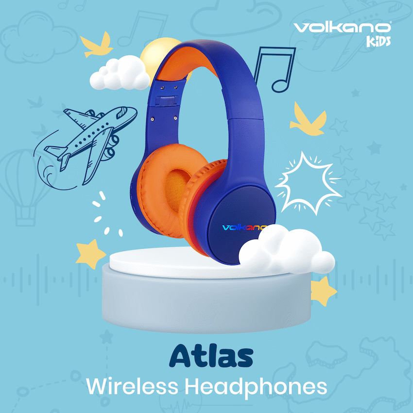Volkano Atlas Bluetooth Padded Headphones with dB Switch Function - Image 8