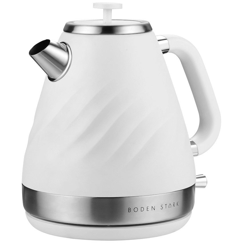 Boden Stark 1.7l Stainless Steel Kettle - White - Image 10