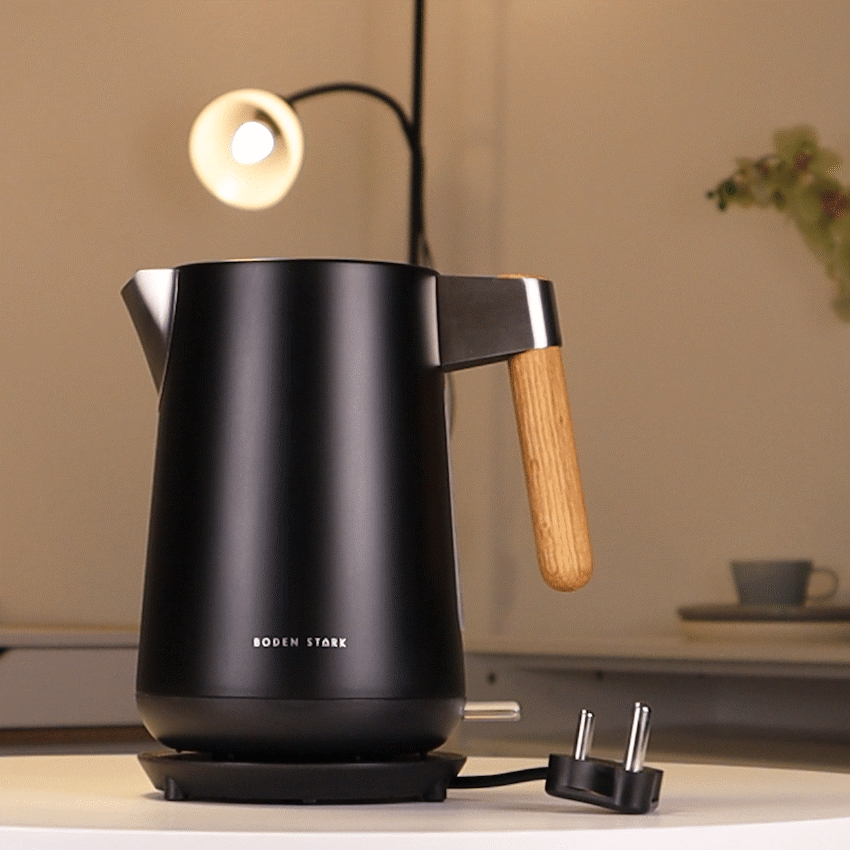 Boden Stark Anson Collection 1.7l 2000w Stainless Steel Kettle - Black - Image 11