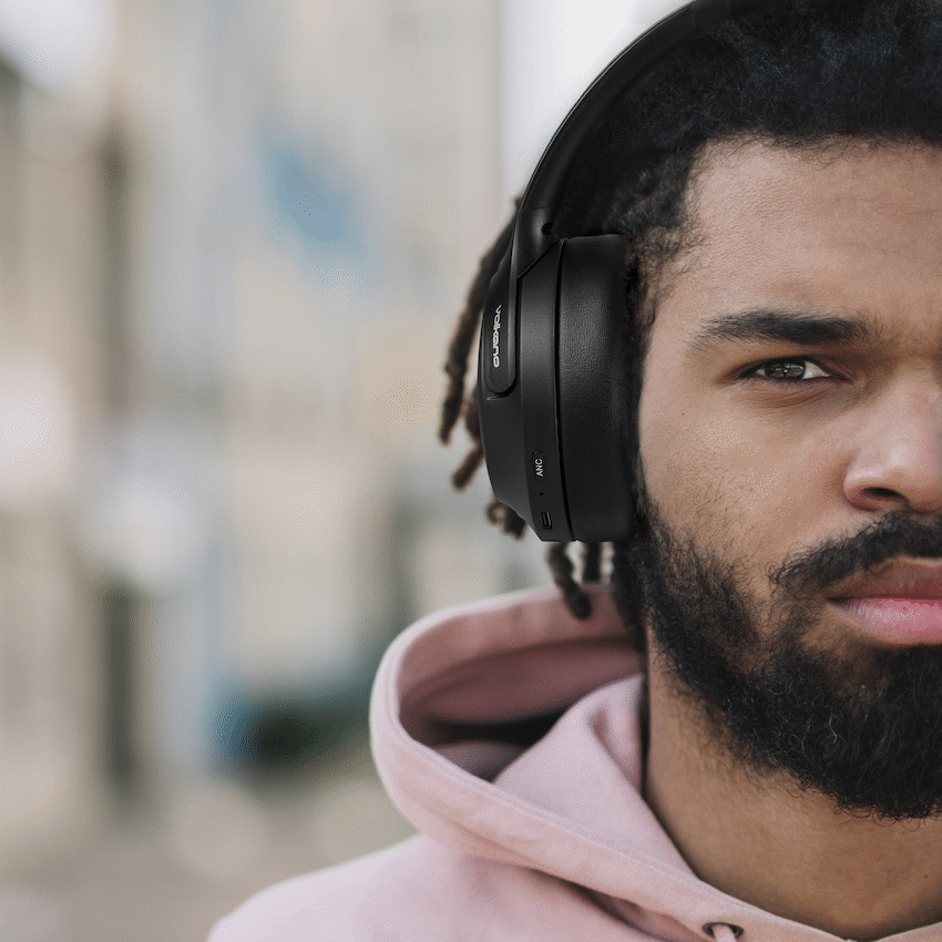 Volkano Odyssey ANC Bluetooth Wireless Headphone - Black - Image 10