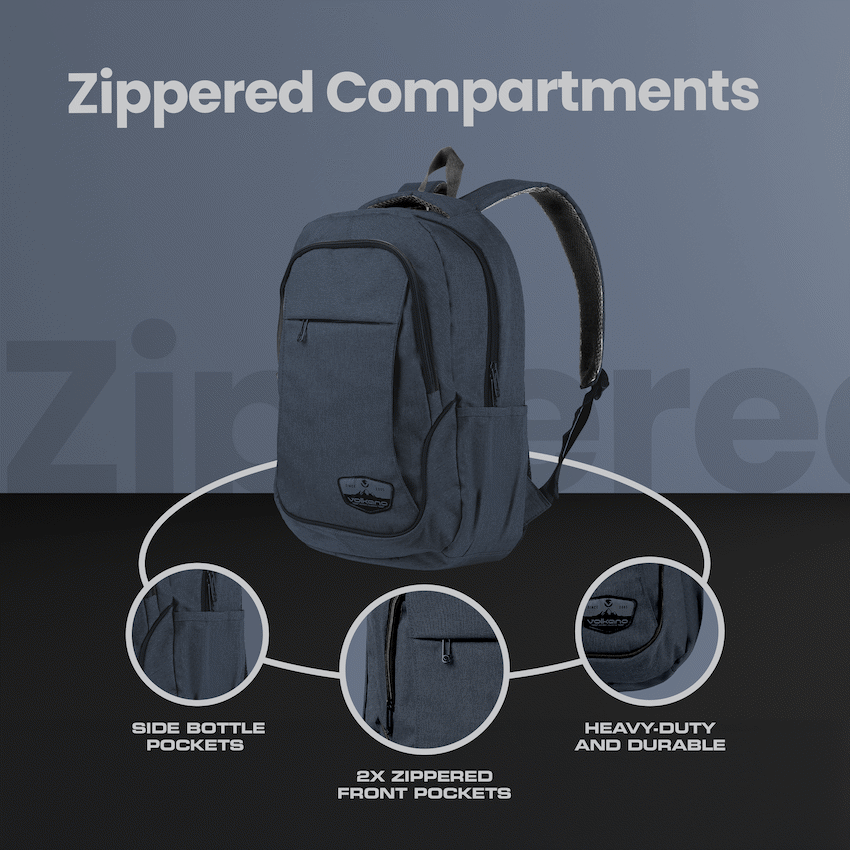 Volkano Victory Backpack - Navy - Image 13