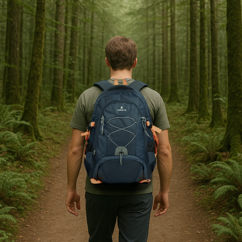 Volkano Clarence Day Pack 40L Navy/Choral - Image 7