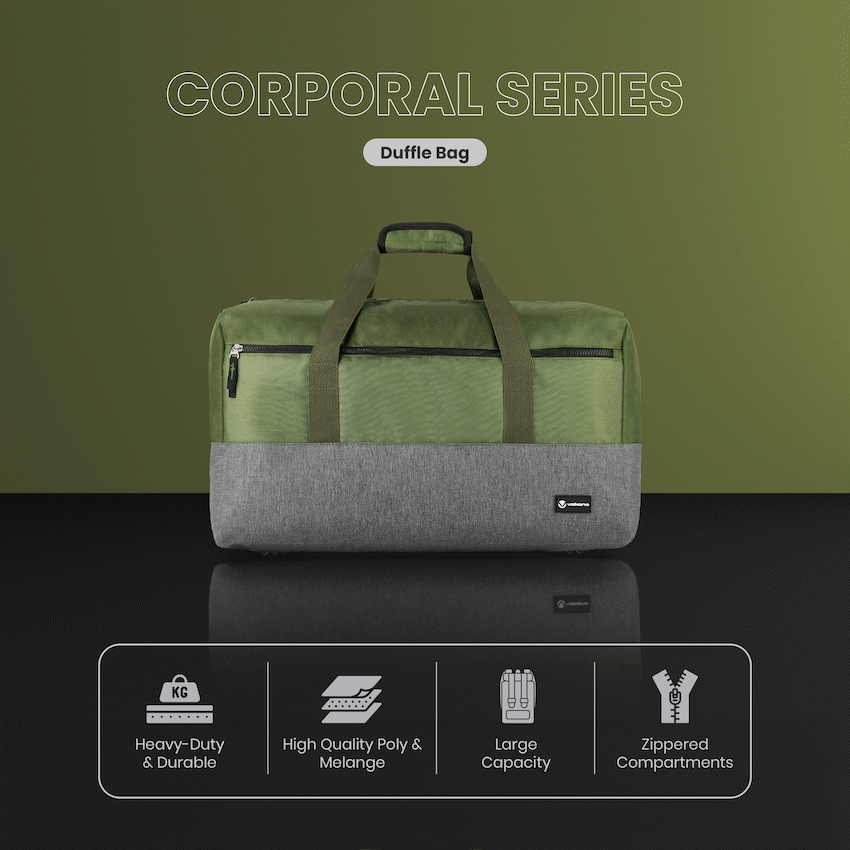 Volkano Corporal 43l Duffle - Khaki - Image 8