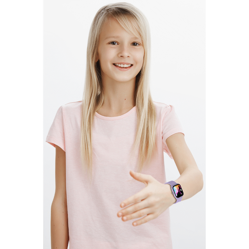 Volkano Vivo Series Kids Smart Watch - Lilac Purple - Image 13