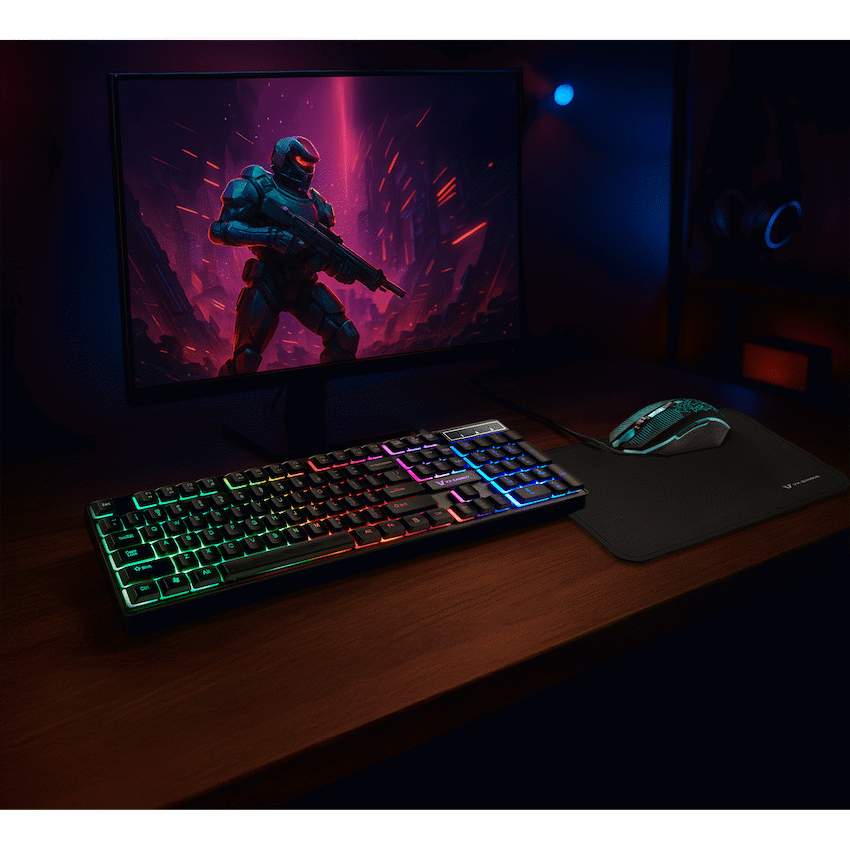 VX Gaming Artemis series 3-in-1 Combo KB, Mouse, Mousepad - Image 4