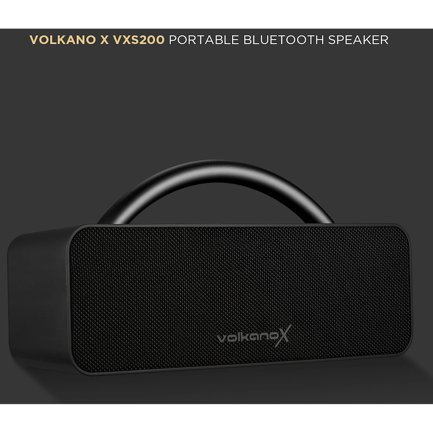 VolkanoX VXS200 Portable Bluetooth Speaker - Black - Image 9