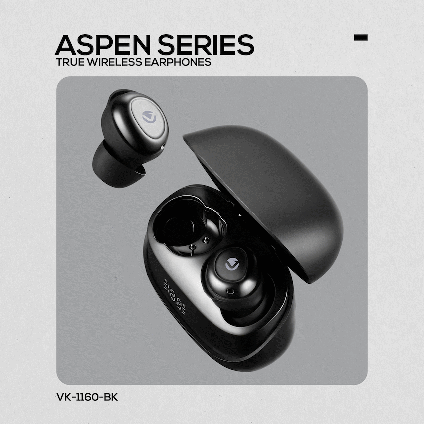 Volkano Aspen True Wireless Earphones - Black - Image 14