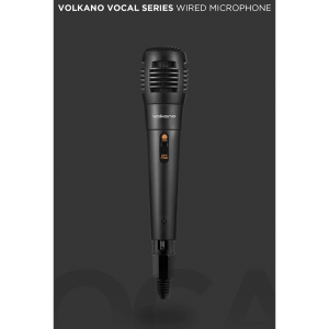 Volkano Vocal Series ABS Wired Microphone - Black