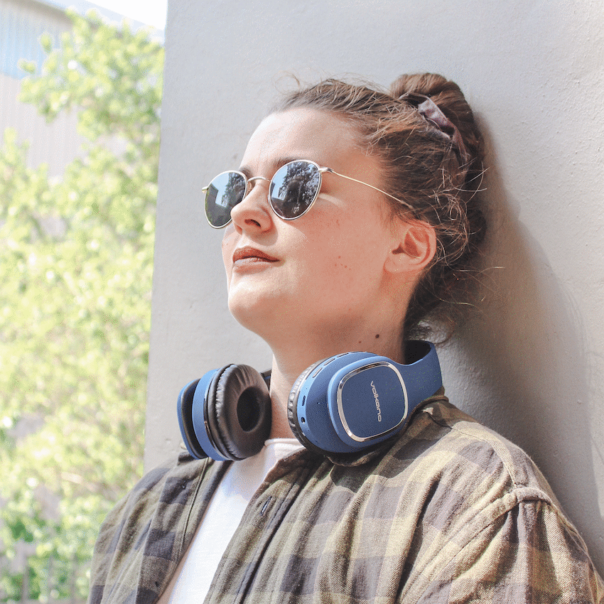 Volkano Phonic Series Bluetooth Full Size Headphones - Blue - Image 17