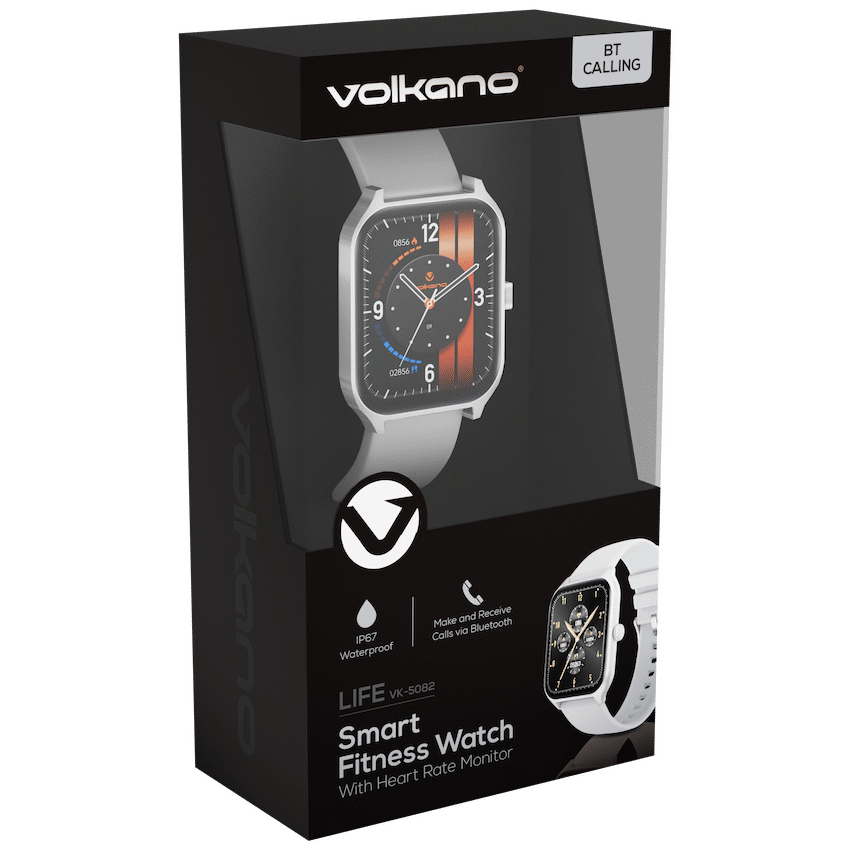 Volkano Life Series Smart Watches - Silver - Image 2