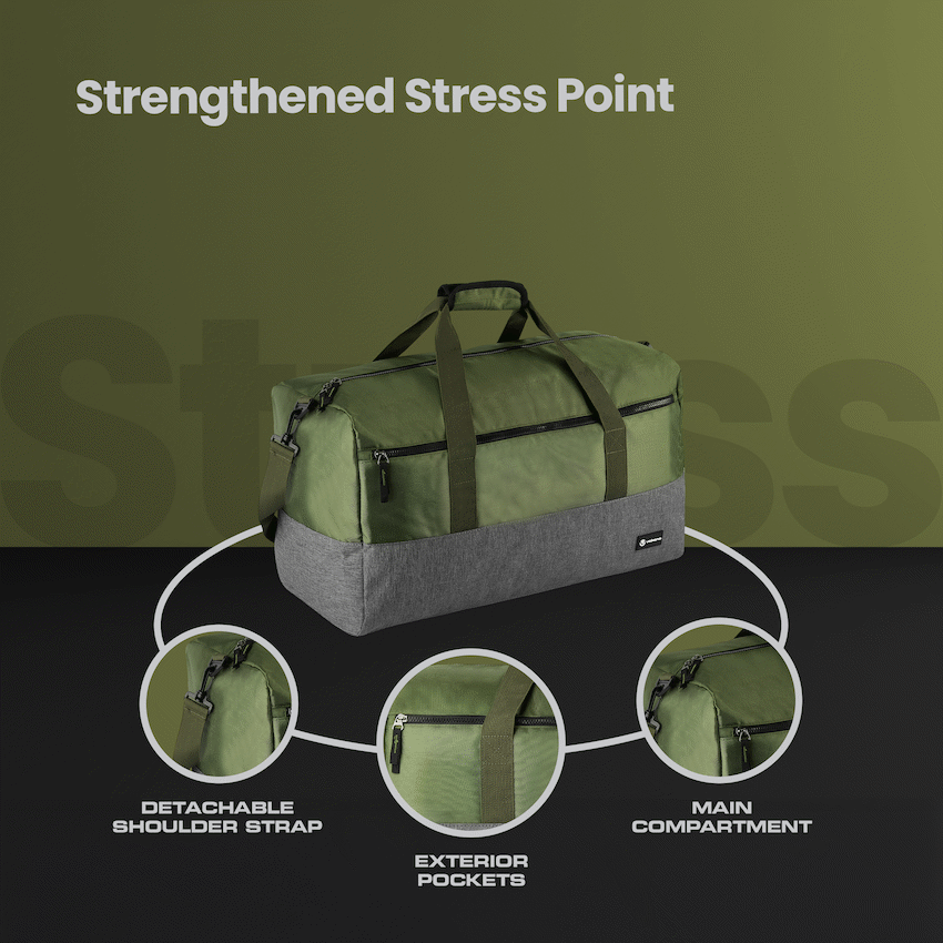 Volkano Corporal 43l Duffle - Khaki - Image 9