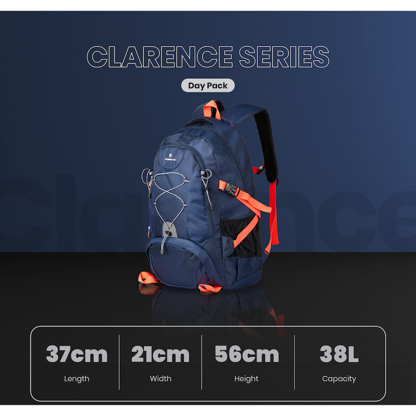 Volkano Clarence Day Pack 40L Navy/Choral - Image 8