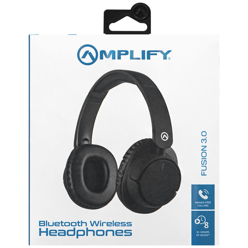Amplify Fusion Series V3.0 Bluetooth Headphones - Black - Image 4