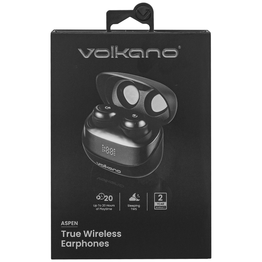 Volkano Aspen True Wireless Earphones - Black - Image 16