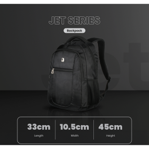 Volkano Jet Backpack 15.6" - Black