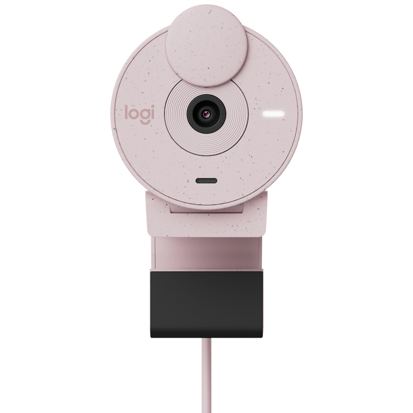 Logitech(R) Brio 300 Full HD Webcam - Rose - Image 12