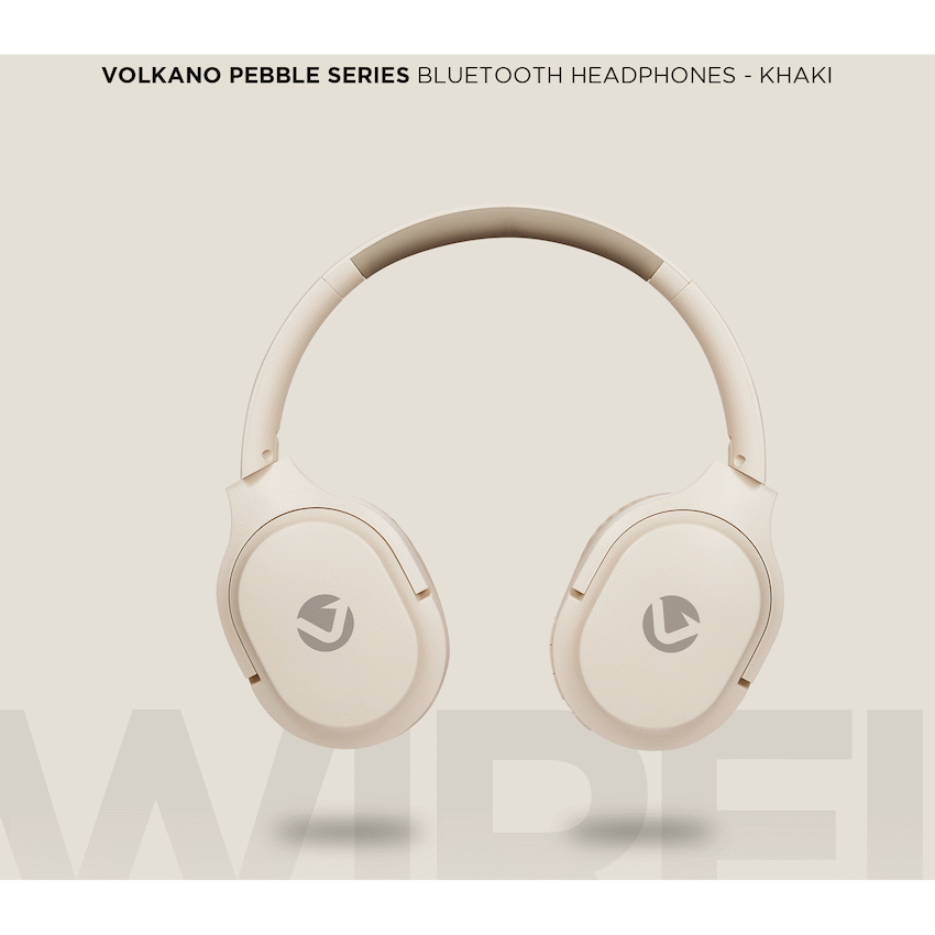 Volkano Pebble Series Bluetooth Headphones - Khaki - Image 16