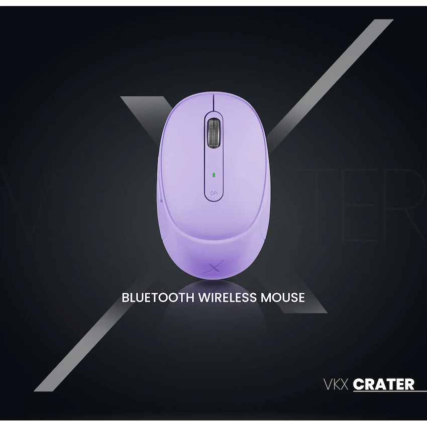 VolkanoX Crater Bluetooth Wireless Mouse - Purple - Image 9