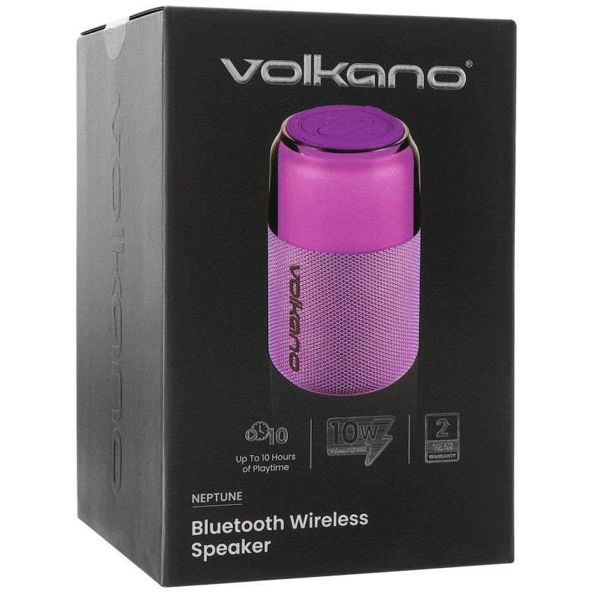 Volkano Neptune Bluetooth Wireless Speaker - Purple - Image 17
