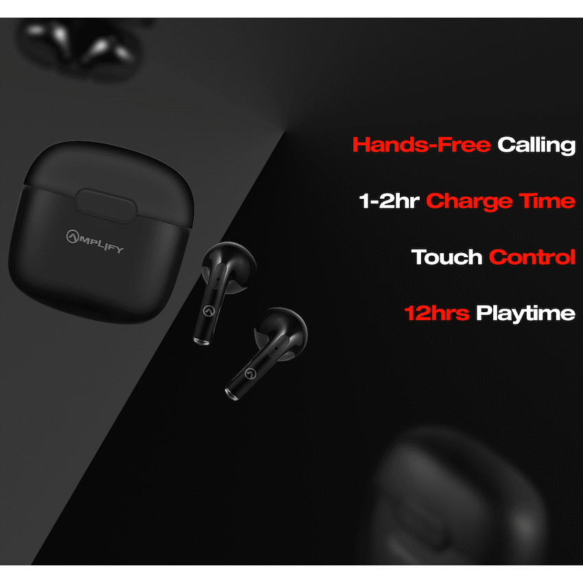 Amplify Note 3.0 Series TWS Earphone - Black - Image 13