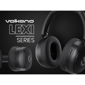 Volkano Lexi Bluetooth Headphone with ANC - Black