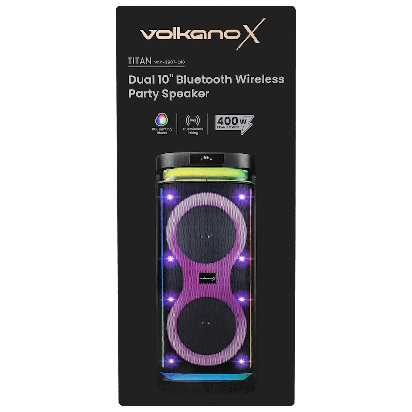 Volkano X Titan Series Dual 10" Party Speaker - Image 14