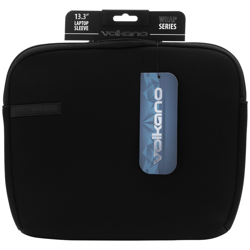 Volkano Wrap series 13.3" Laptop sleeve Black - Image 5