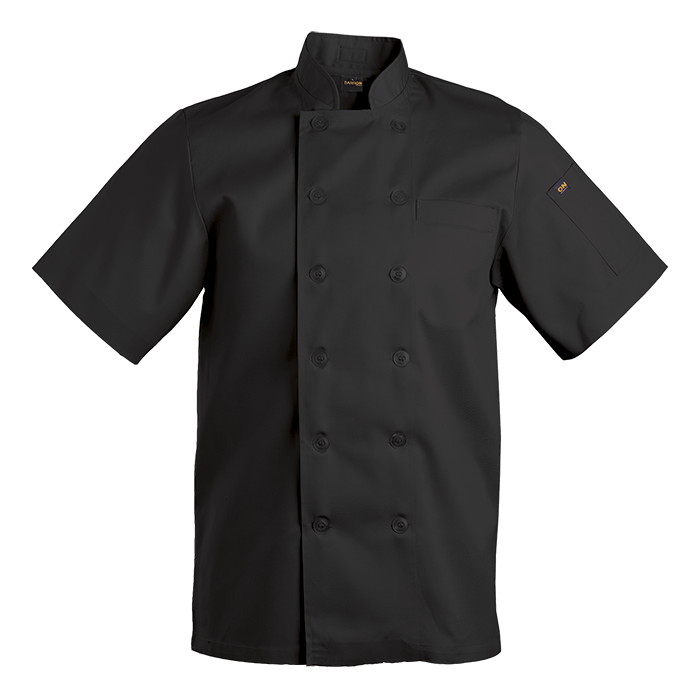 Savona Short Sleeve Chef Jacket Mens - Image 4