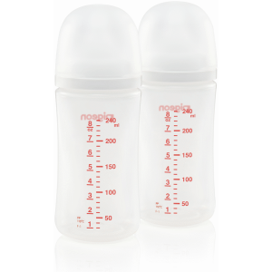 Pigeon SofTouch Nursing Bottle 240ml - Twin Pack